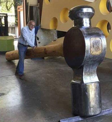 Worlds Biggest Hammer Artwork Stolen