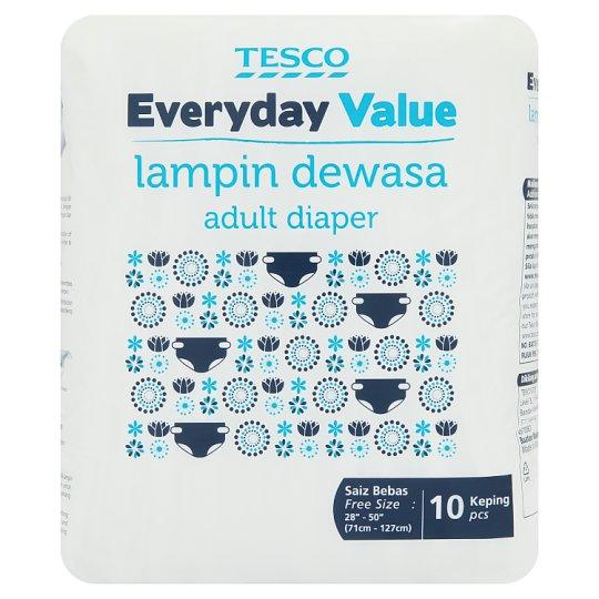 Tesco Everyday Value Adult Diaper Free Size 71cm - 127cm ...