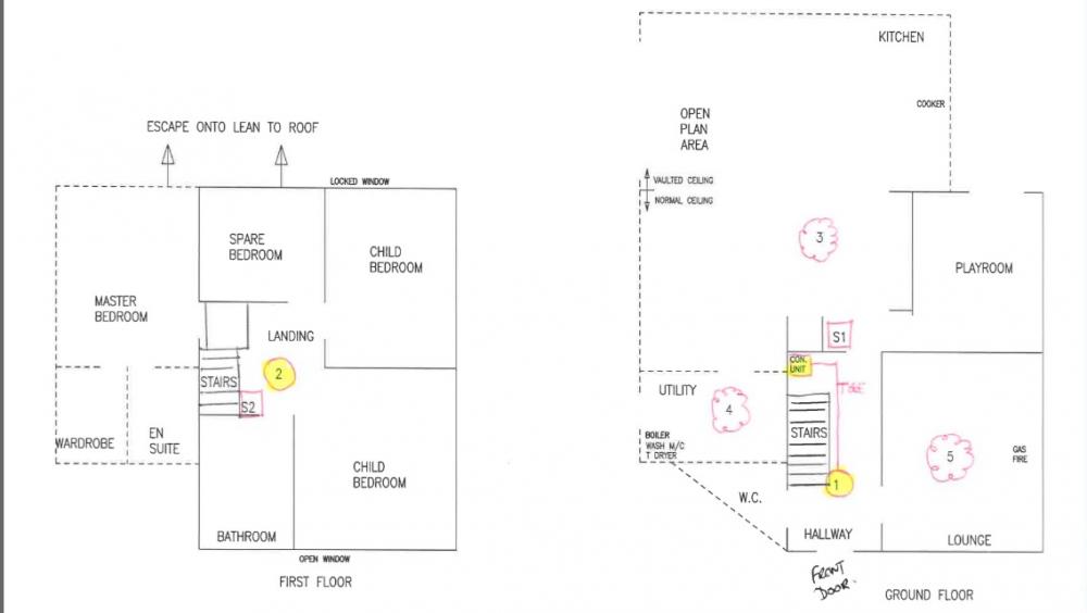 Smoke Alarm Circuit Specification, Interconnected Smoke Alarms Wiring Diagram Uk