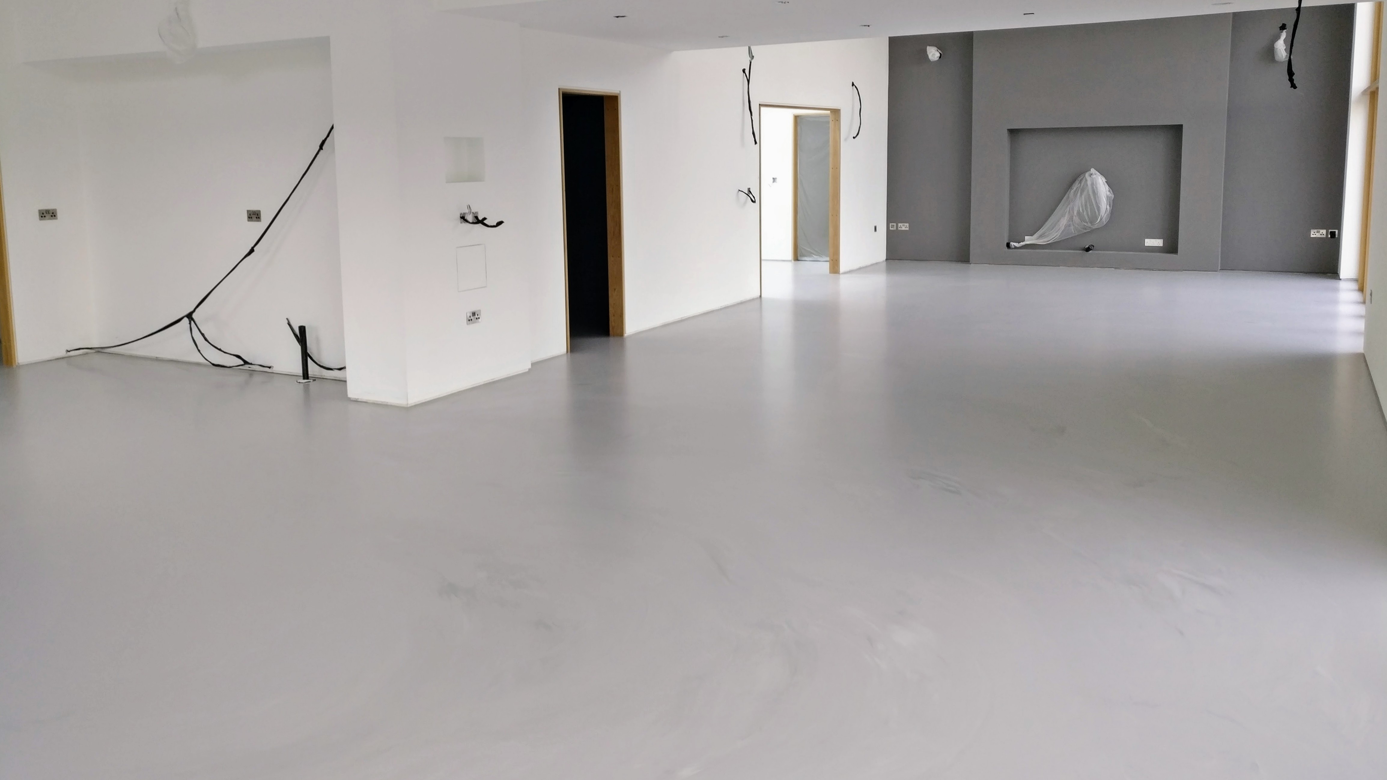 Poured Resin Floor Finished And A Definite Success General