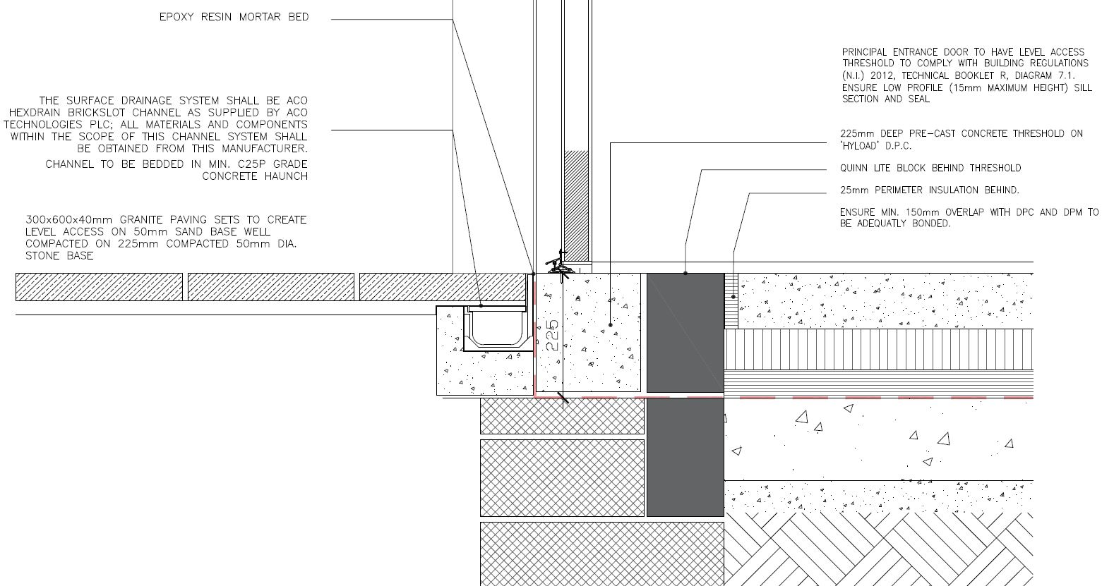 External Door Threshold Detail