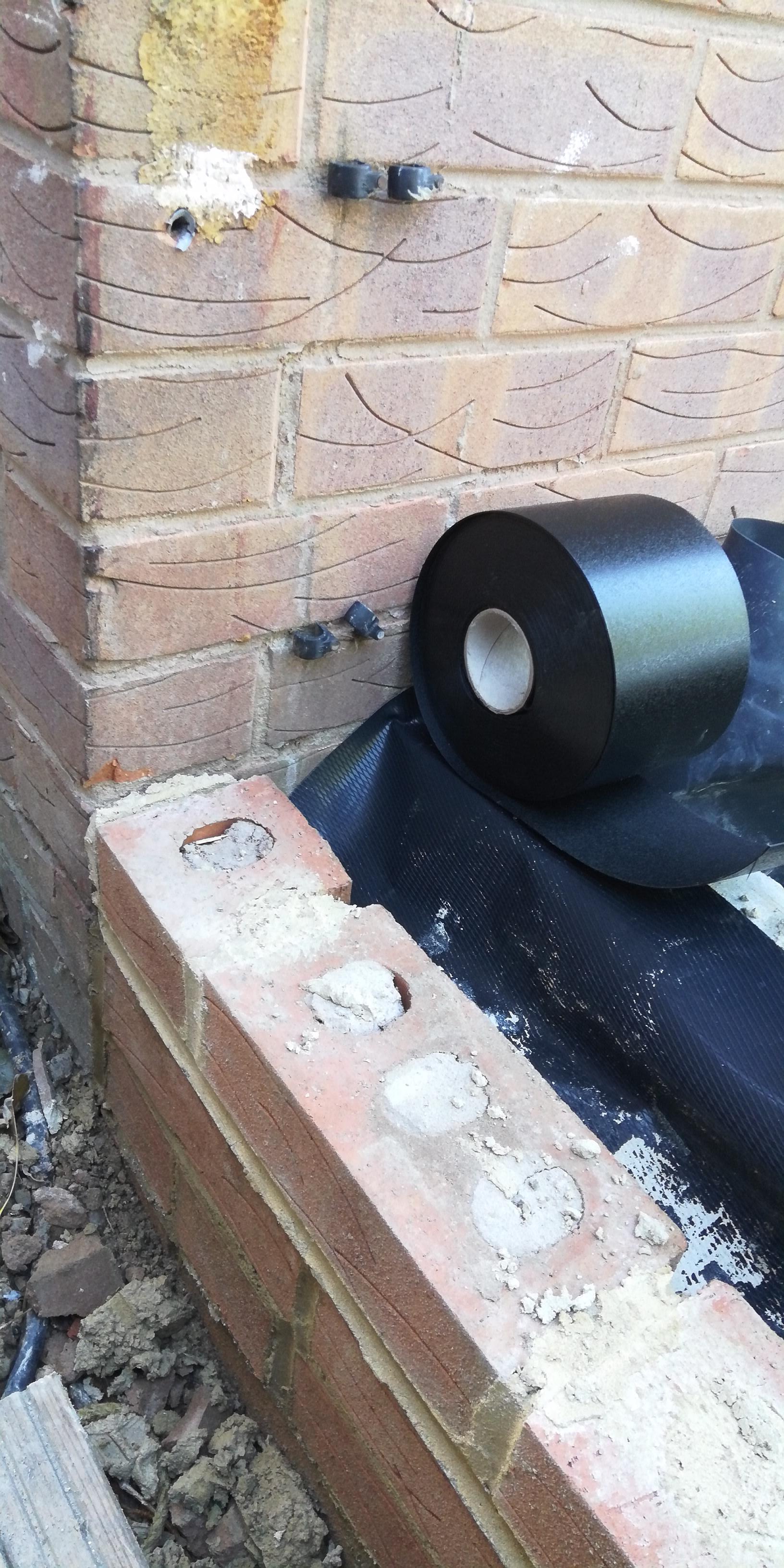 DPC tie in abutment wall - House Extensions & Conservatories - BuildHub ...