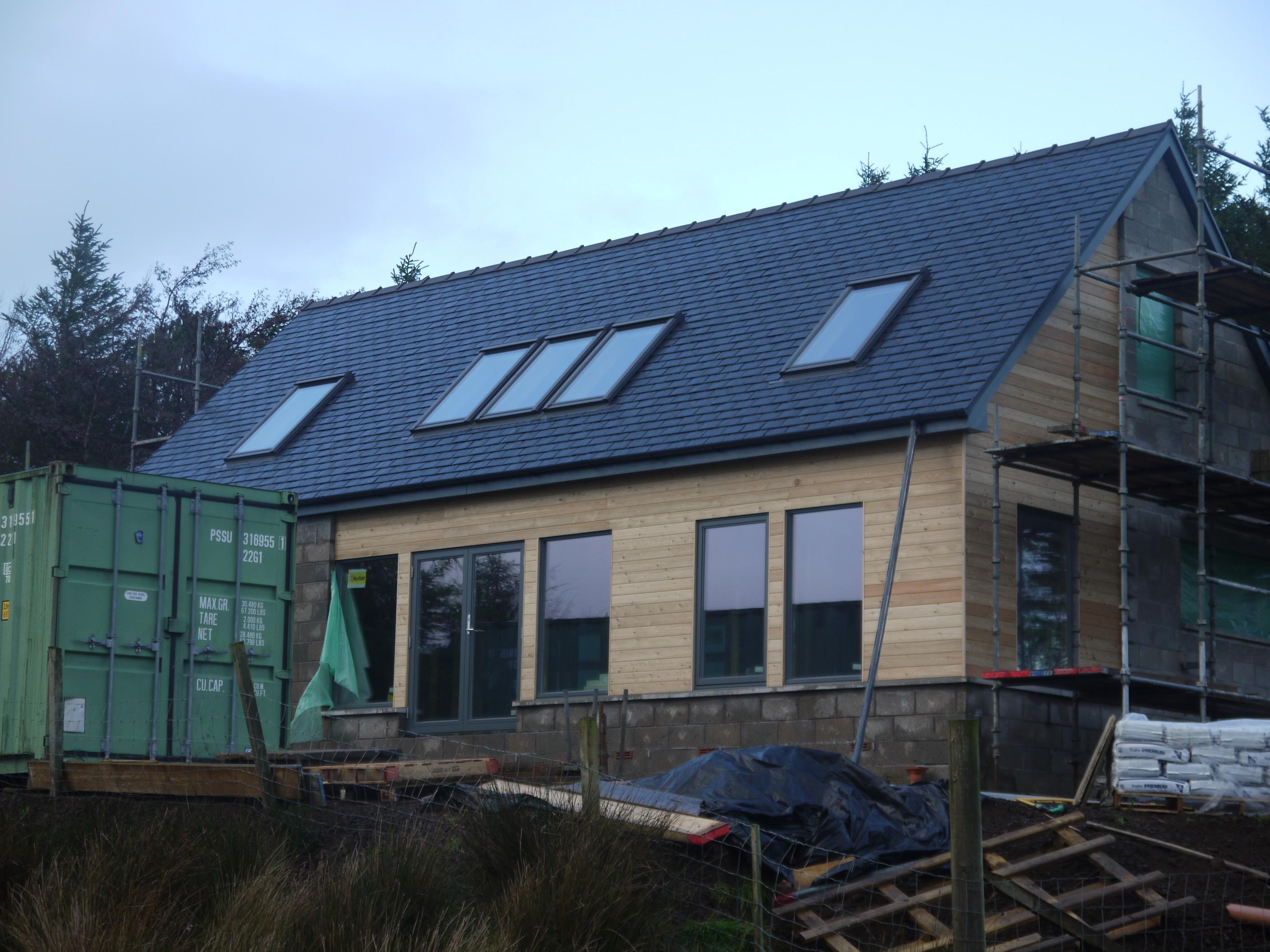 Cladding part 2 - Druim nan Darach - BuildHub.org.uk