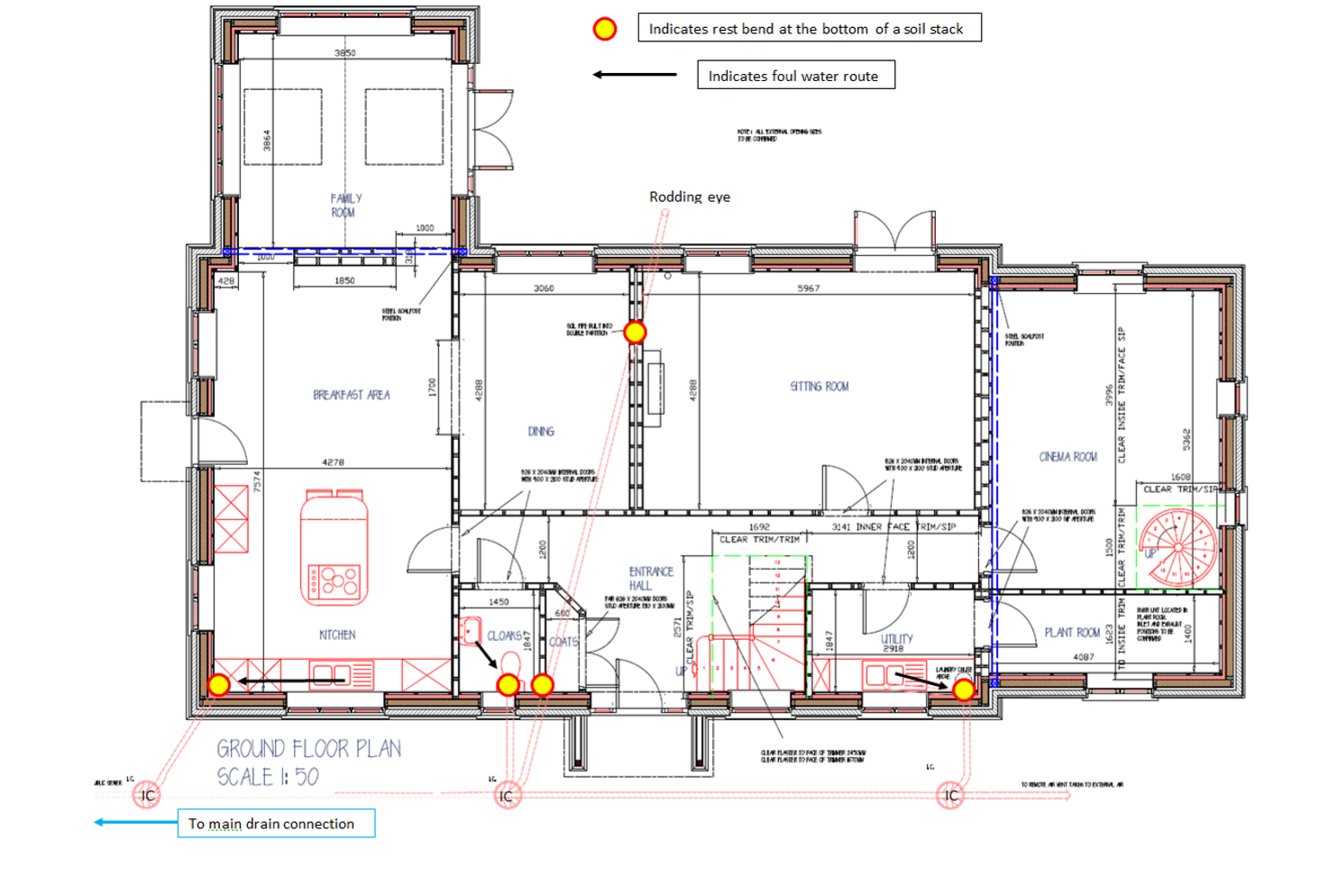 Drainage Plan - Waste & Sewerage - BuildHub.org.uk