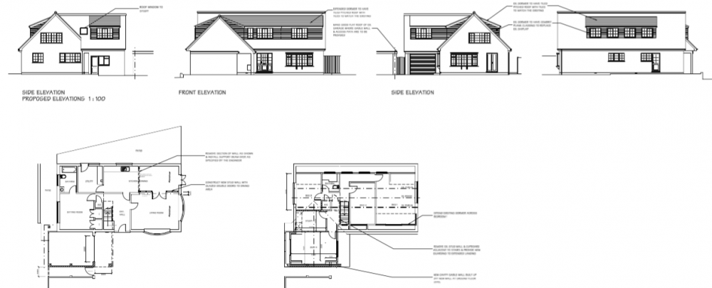 Hello. Over garage extension plans. Thoughts appreciated. - Introduce