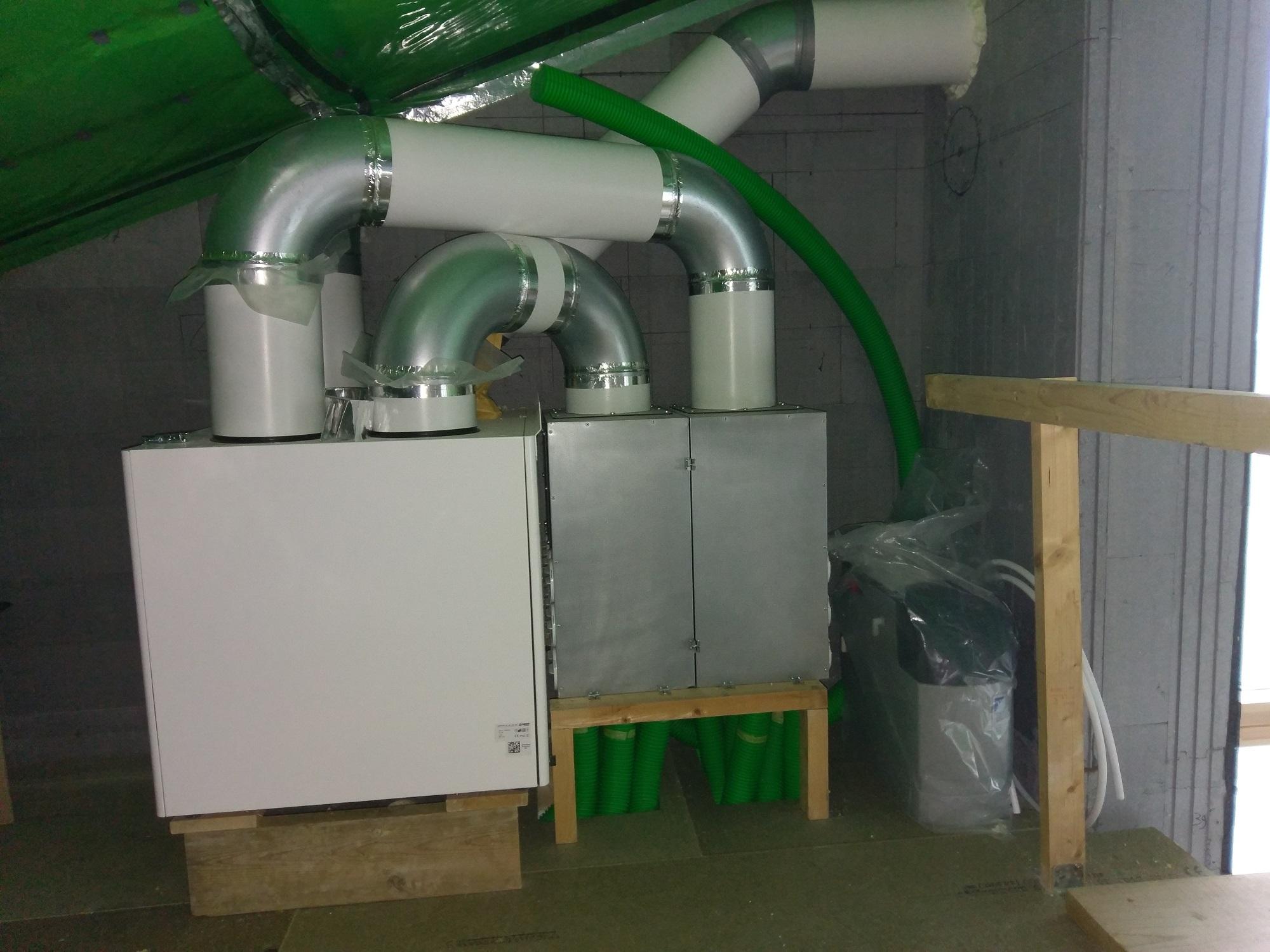 Getting started again- MVHR, first fix