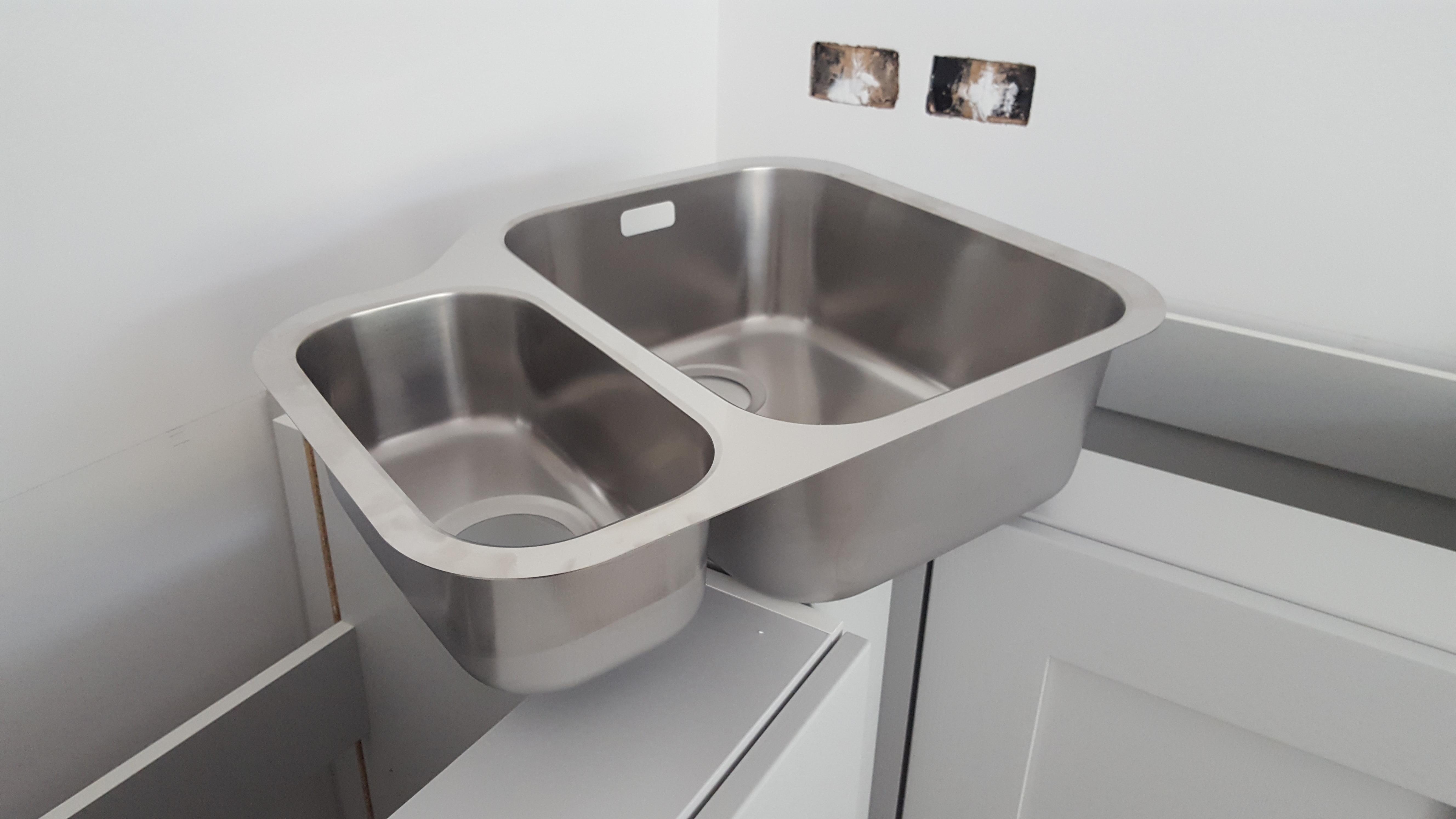 undermount kitchen sink 21x35 single